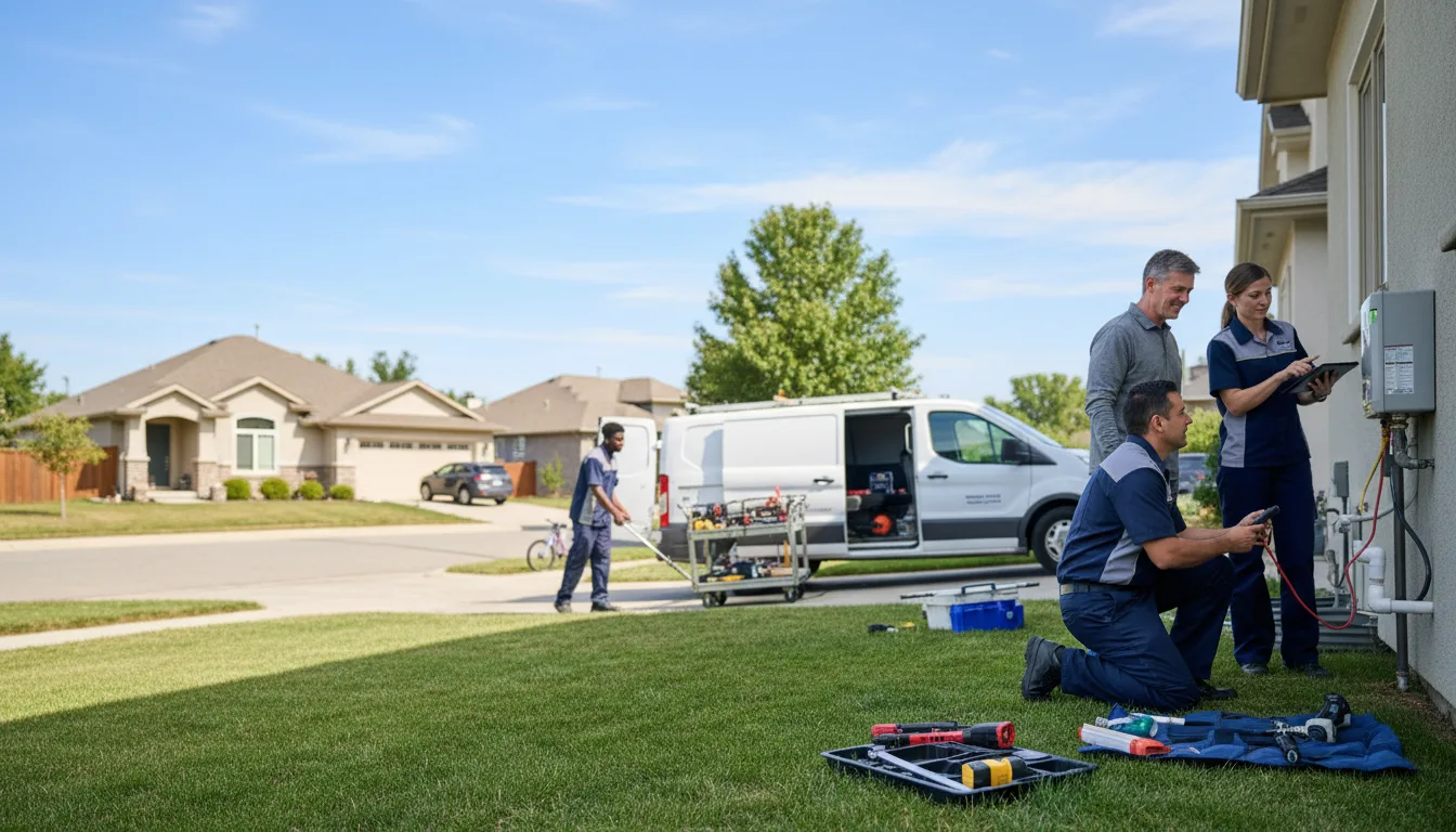 Tankless water heater service in Farlington, KS